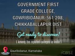 Government First Grade College, Gowribidanur-image