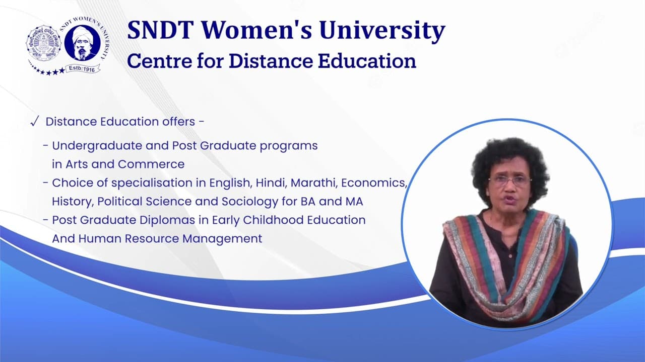 SNDT Women's University, Centre of Distance Education-image