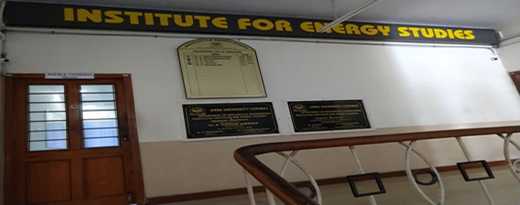 Institute for Energy Studies, Anna University-image
